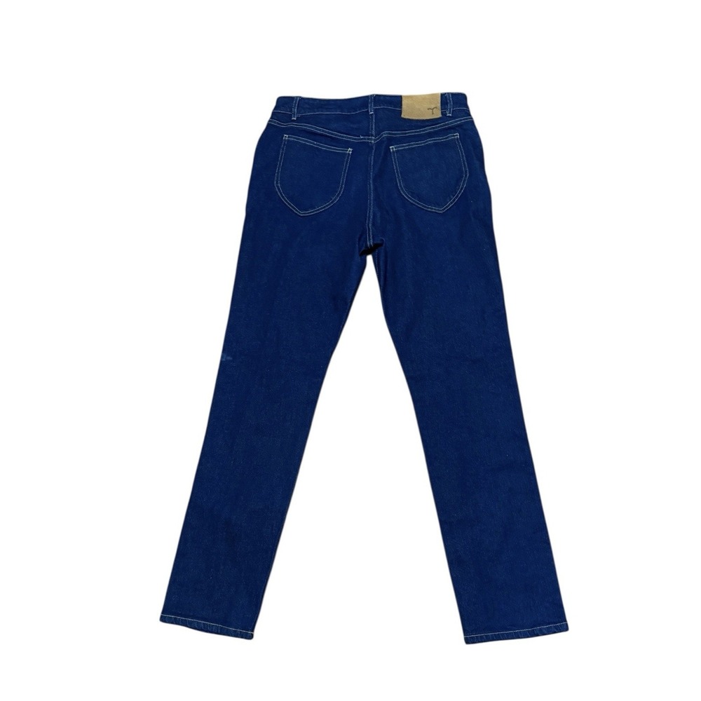 Tecovas Jeans Womens Size 29 Stovepipe Western Goods Dark Wash Blue Denim Pant - Picture 3 of 5